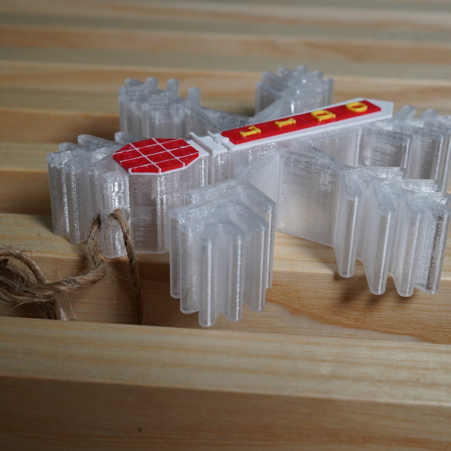 Margate Lido in a Snowflake Christmas Bauble