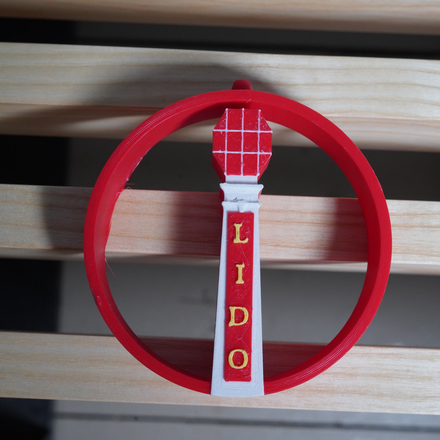 Margate Lido in the Round Christmas Bauble