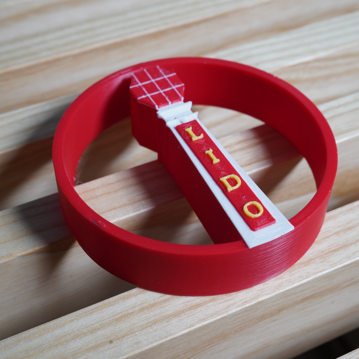 Margate Lido in the Round Christmas Bauble