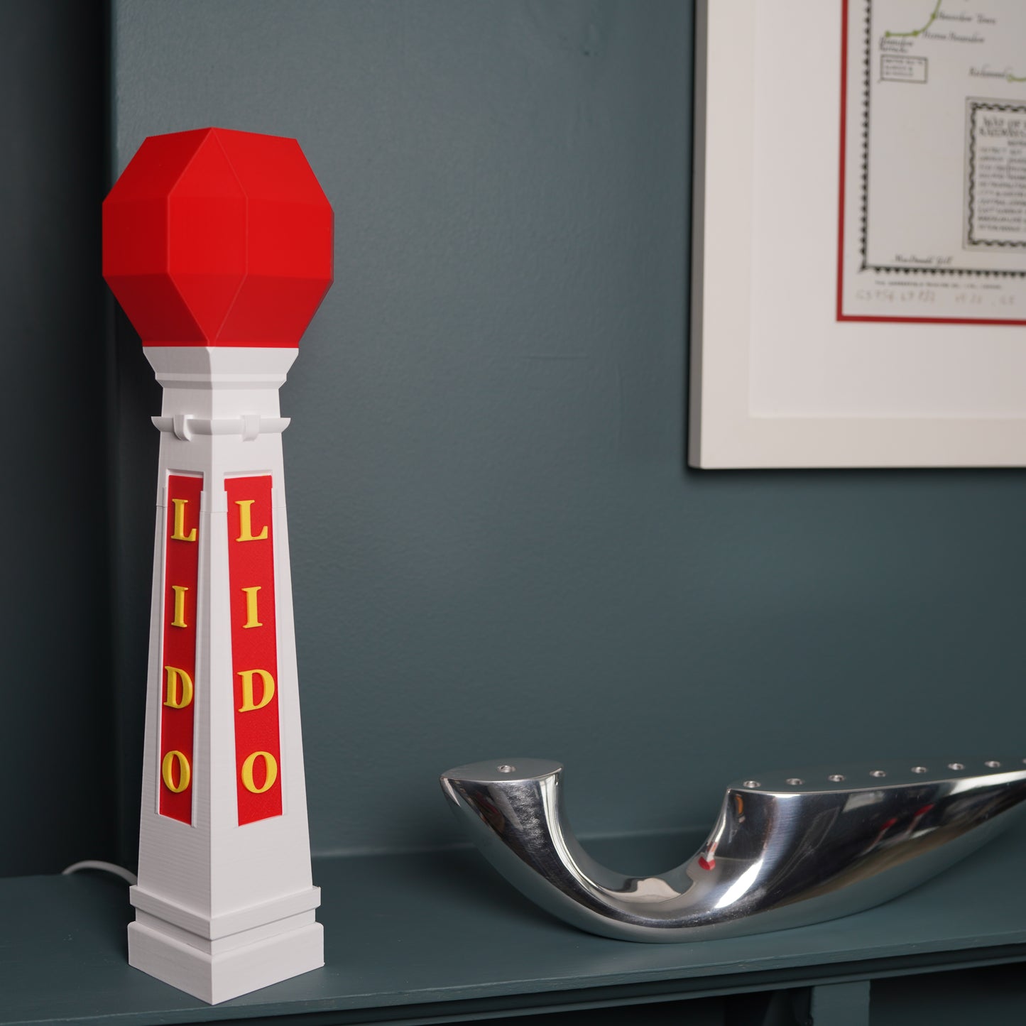 Margate Lido Table or Bedside Lamp | £90 | 44cm UK Mains LED light included