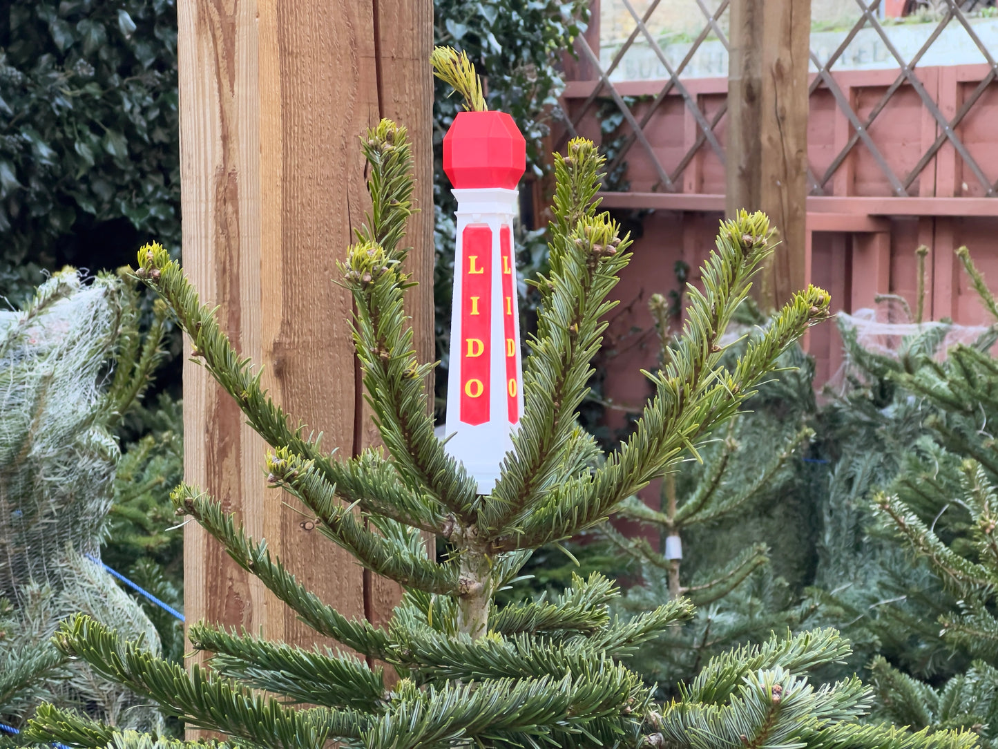 Margate Lido Tree Topper & Bauble Six Pack for your tree