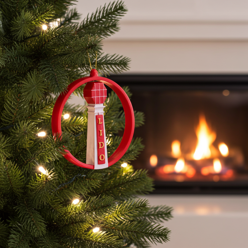 Margate Lido Tree Topper & Bauble Six Pack for your tree